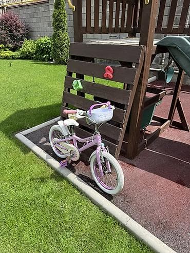 велосипед джайнт: Детский велосипед, 2-колесный, 4 - 6 лет, Для девочки — 4