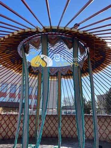 продажа статуэток: Металлическая юрта диаметром 10метров Площадь 78,5м2 Каркас из — 4