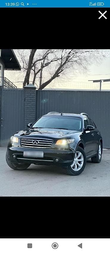 Унаа: Infiniti FX35: 2006 г., 3.5 л, Автомат, Газ, Кроссовер — 2