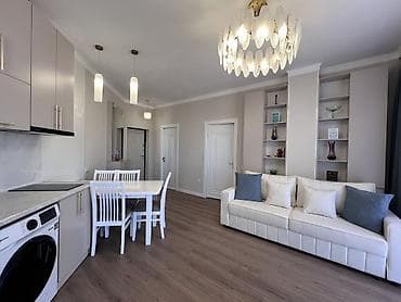 4 комнотная квартира: 2 комнаты, 43 м², Индивидуалка, 3 этаж, Дизайнерский ремонт — 2