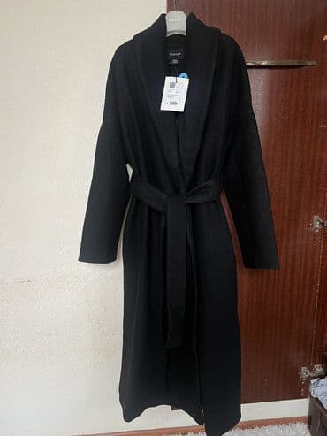 женские махровые халаты больших размеров: Пальто, Халат, Зима, Овечья шерсть, Длинная модель, С поясом, M — 2