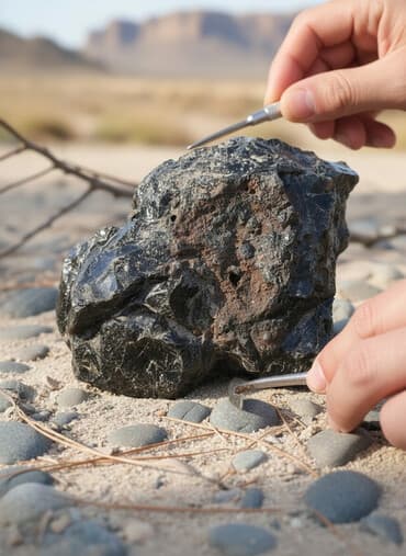 скупка набор ключей: Вулканическое стекло (похожее на обсидиан), крупный природный образец — 9