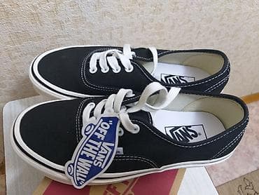 Кроссовки, 38, Vans, Новый, цвет - Черный, Самовывоз