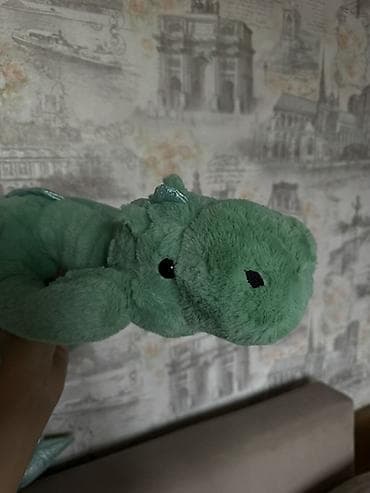 Игрушки: Большая мягкая игрушка «Дракон» - Тип: плюшевый дракон, форма — 3