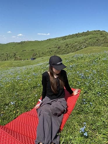 Аңчылык жана балык уулоо: Складной туристический коврик-пенка Z-профиля Складной коврик / — 1