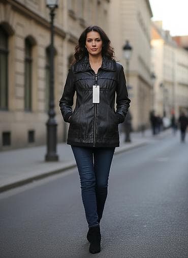 s: Куртка натуральная кожа, новая Размер 42-44. всего 1000 сом за кожу — 1