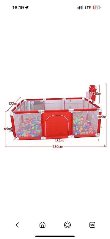 foo foo: Детский игровой манеж/парк IMBABY (Happy Game Fence) - Просторная — 6