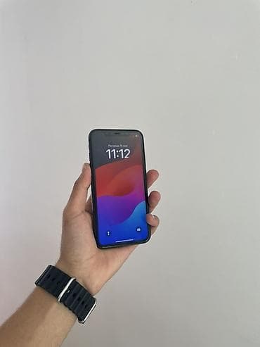 цум бишкек телефоны бу: IPhone 11, Б/у, 64 ГБ, Черный, Защитное стекло, 100 % — 3