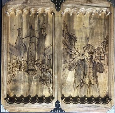 Спорт и отдых: Нарды. Шахматы настольные игры из натурального дерева. - — 1