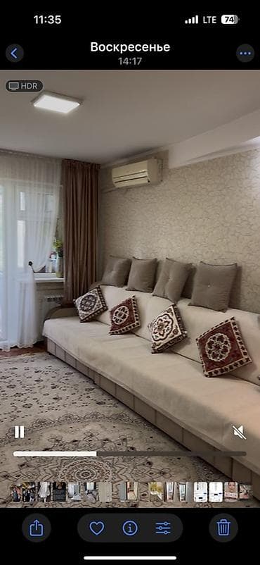 flat rent: 3 комнаты, 56 м², 104 серия, 5 этаж, Евроремонт — 7