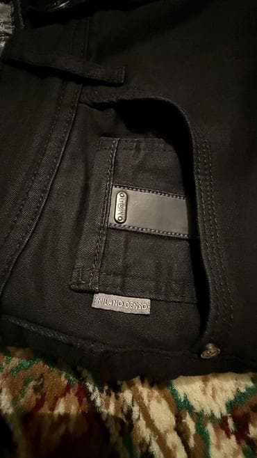 спартивные одежды: Мужские джинсы, Milano, Новый, цвет - Черный, Самовывоз, Платная доставка — 2