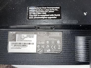 e ink: Монитор, Acer, Б/у, LCD, 19" - 20" — 2