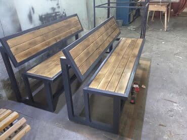 изготовление скамеек: Скамейка — 11