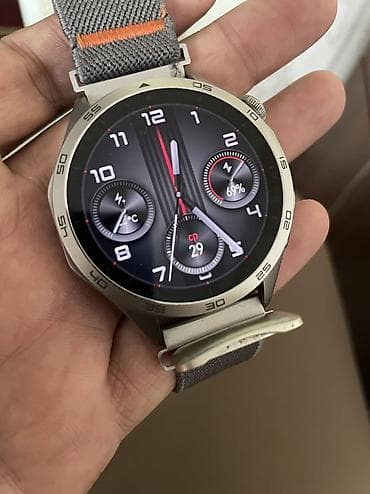 garmin 7x: Смарт‑часы HUAWEI Watch GT (серебристый корпус, круглый циферблат). На — 3