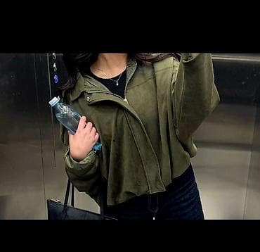 кольцо с бриллиантом бишкек цена: Новая !!! Супер 👍🏼 качество Женская куртка-оверсайз из замши — 5