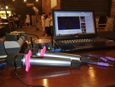 аренда звукового оборудования: Караоке, Цветомузыка, Дым, Микрофон,проектор, Музыкант — 1