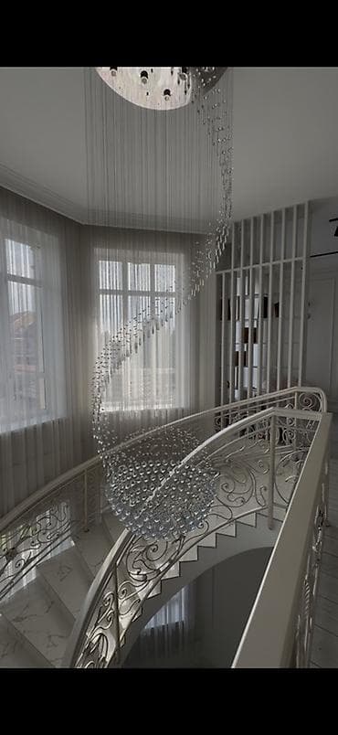 Люстры: Подвесная каскадная люстра для лестничного пролёта/атриума - Дизайн — 1