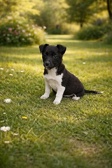 бесплатные щенки хаски: Щенок девочка низкорослая дворняжка, возраст 3 месяца, бесплатно — 1