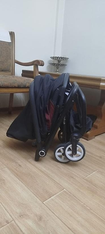 Коляски: Коляска, Cybex, цвет - Черный, Б/у — 2