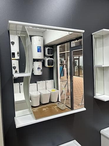 зеркала для ванн: Унитаз Напольный, Материал: Фарфор — 4