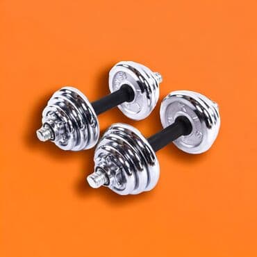 гантели наборные хромированные: Гантели профессиональные разборные Каждая гантель по 10кг Комплект — 1