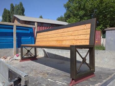 подъемный механизм для кровати: Скамейка Со спинкой, Без крыши — 2