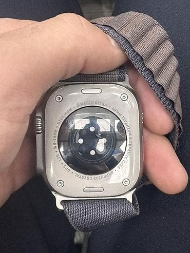 саат айфон: Смарт‑часы Apple Watch Ultra2,титановый корпус 49мм 100% с сапфировым — 2