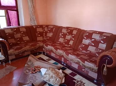 Угловой диван из текстиля - Тип: модульный угловой диван П-образного