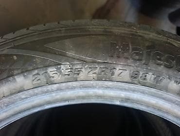 w210 55: Шины 215 / 55 / R 17, Лето, Б/у, Комплект, Легковые, Корея, Kumho — 3