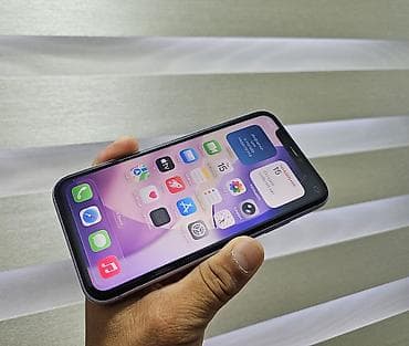 айфон 11 нарын: IPhone 11, Б/у, 64 ГБ, Защитное стекло, 72 % — 9