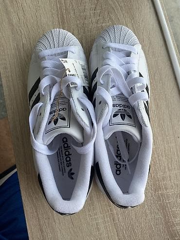бу красофки: Кроссовкалар, 40, Adidas Originals, Жаңы, түсү - Ак, Өзү алып кетүү, Акылуу жеткирүү — 3
