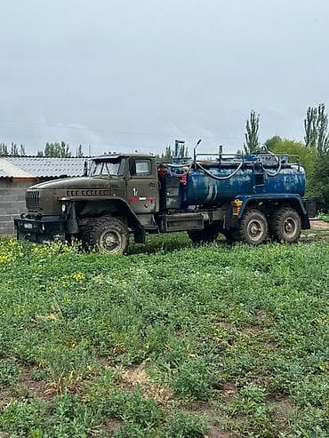 Бизнес үчүн жабдуулар: Автоцистерна на базе полноприводного грузовика 6x6 (Урал). Состояние — 1