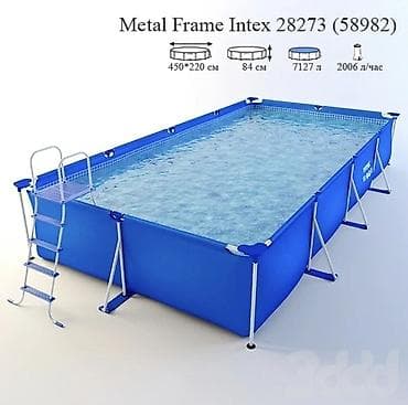 Спорт и хобби: Предлагаемый бассейн Intex Rectangular Frame Pool обладает всеми — 1