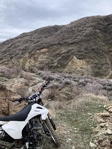 Питбайк/эндуро мотоцикл, белый пластик, предназначен для бездорожья — 5