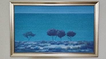 Картина Догтурбека Нургазиева Картины в рамах 1) Морской пейзаж