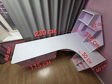 Компьютерные столы: Компьютерный стол, Б/у, Угловой — 2