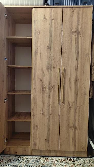 Шкафтар: Шкаф-купе распашной из ЛДСП под дуб (натуральный древесный рисунок) — 1