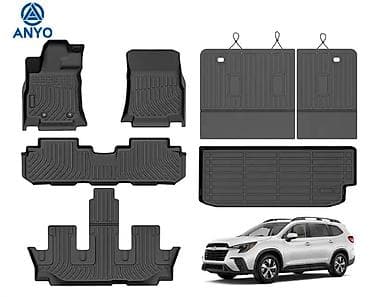 3D Полики Для салона Subaru, цвет - Черный