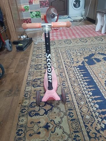 Детские самокаты: Детский самокат, Трёхколёсный, Б/у — 5