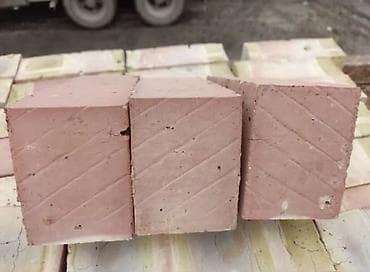 кирпич куйган балдар: Пустотелый, дырчатый, Жженый кирпич, Полублок, 250×120×85 — 2