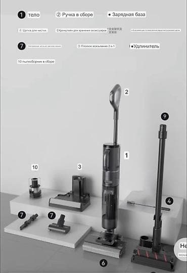 Пылесос, Dreame, Вертикальный, Смешанная, Контейнер