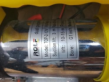 50 куб цистерны: Топливный насос ROLF TOP-2-12V (dual purpose pump) - Питание: 12 В — 2