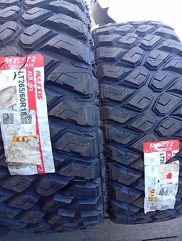 грязевая шины: Внедорожные шины Maxxis RAZR MT-772 - Размер: LT265/60R18 - — 1