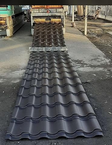 конек: Металлочерепица с фигурной волной, произведенная на прокатной линии — 1