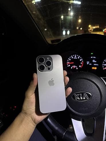 IPhone 16 Pro, Б/у, 256 ГБ, Natural Titanium, Кабель, 92 %