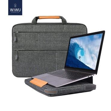 подставка с кулерами для ноутбука: Cумка Wiwu Smart Stand Sleeve 13д с подставкой для ноутбука Арт. 1270 — 1