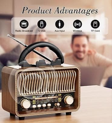 samsung so: Портативный радиоприёмник с плеером и Bluetooth, заряд через Type-C — 1