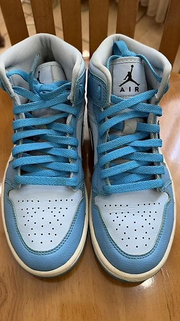 13 джорданы: Кроссовки, 38, Nike, Б/у, цвет - Голубой — 2