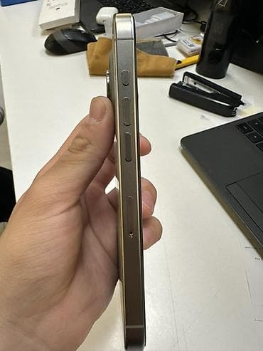 iphone запчасть: IPhone 14 Pro Max, Б/у, 256 ГБ, Золотой, Чехол — 6
