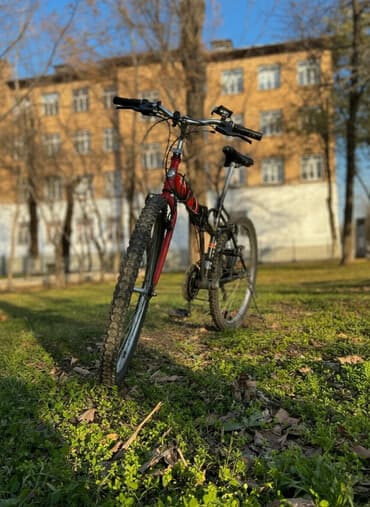 купить раму для бмх: Горный велосипед с передней амортизационной вилкой. Рама стальная — 1